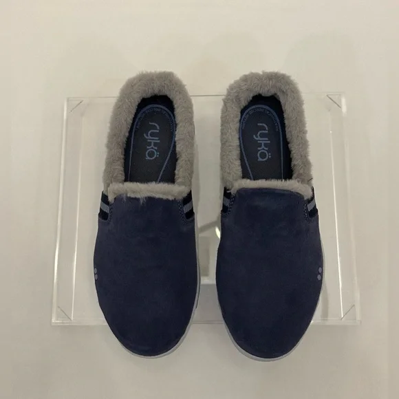 Ryka Alaska Lifestyle Slip On Mules. In Folk Blue. Size 7.5W - Picture 3 of 8